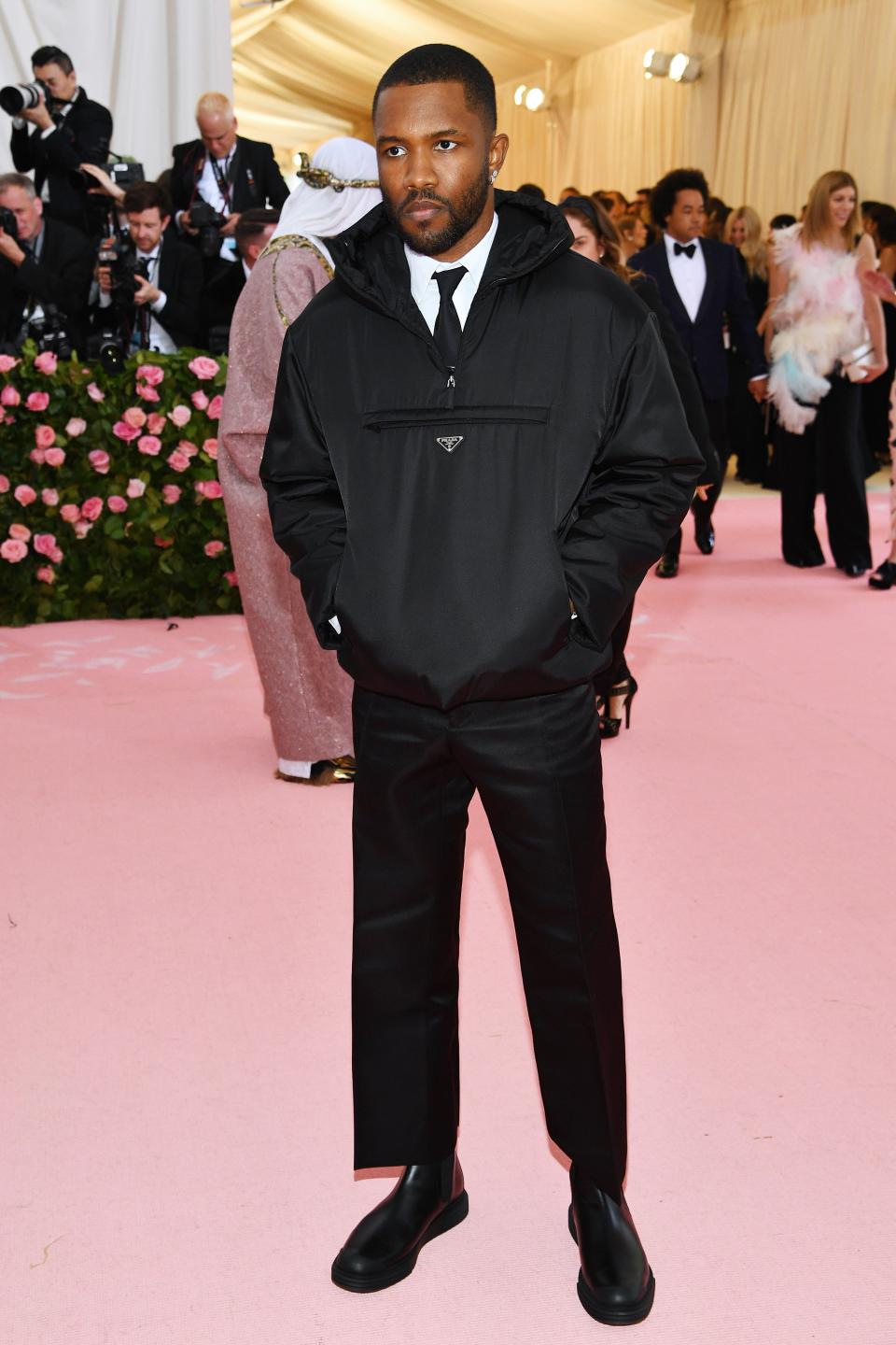 With a theme like Camp, many expected Frank Ocean to go over the top at the 2019 Met Gala. What they got, however, was… a bodyguard uniform – but at least it was Prada! Men are not known to be adventurous at the Met but Frankie is often praised by his style, so the moment was a sober shocker.