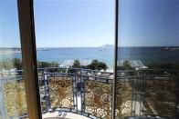 A view shows the Croisette from a window of the Grand Hyatt Cannes Hotel Martinez before the start of the 66th Cannes Film Festival in this May 13, 2013 file picture. REUTERS/Regis Duvignau/Files