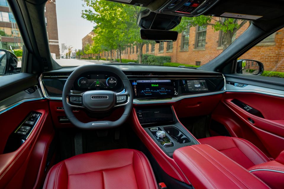 2024 Jeep Wagoneer S Launch Edition Radar Red Interior