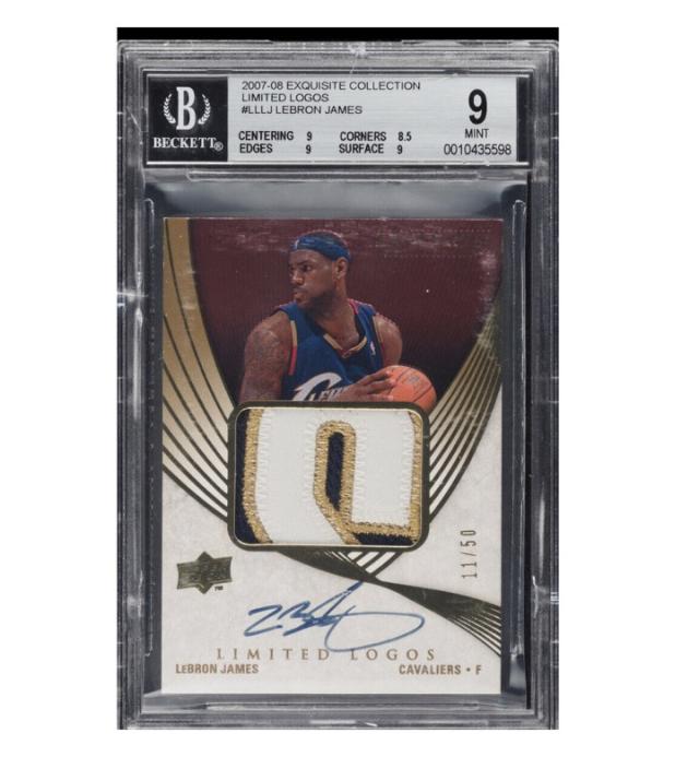 Lebron James Game Worn Used Rookie Jersey Autograph Upper Deck +
