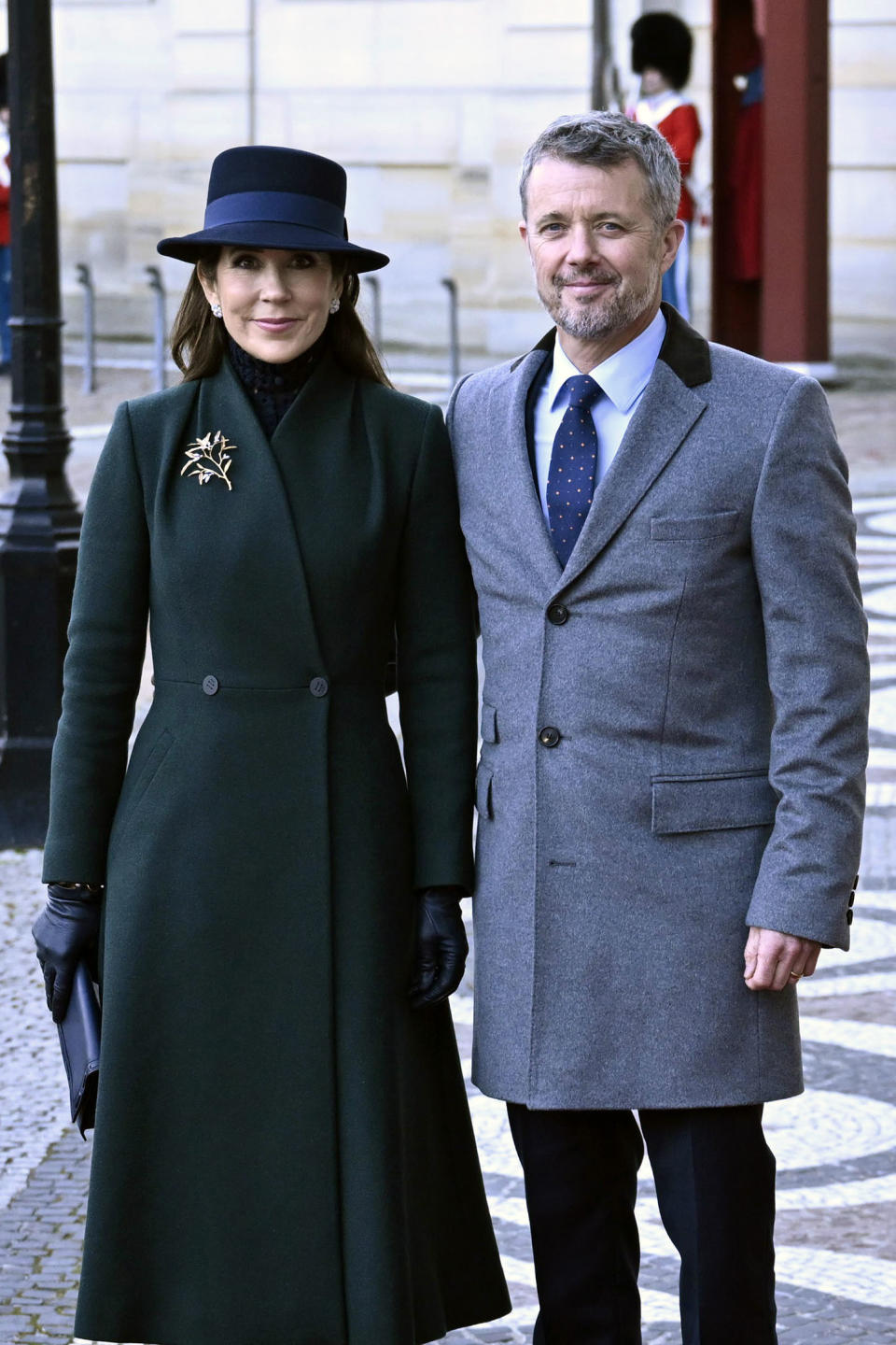 Princess Mary and Prince Frederik pose close together