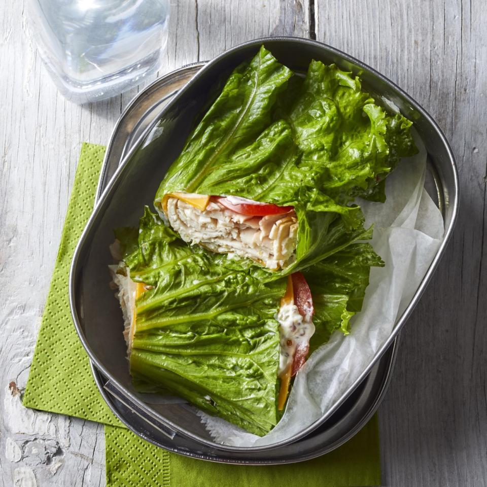 Turkey & Cheddar Lettuce Wraps