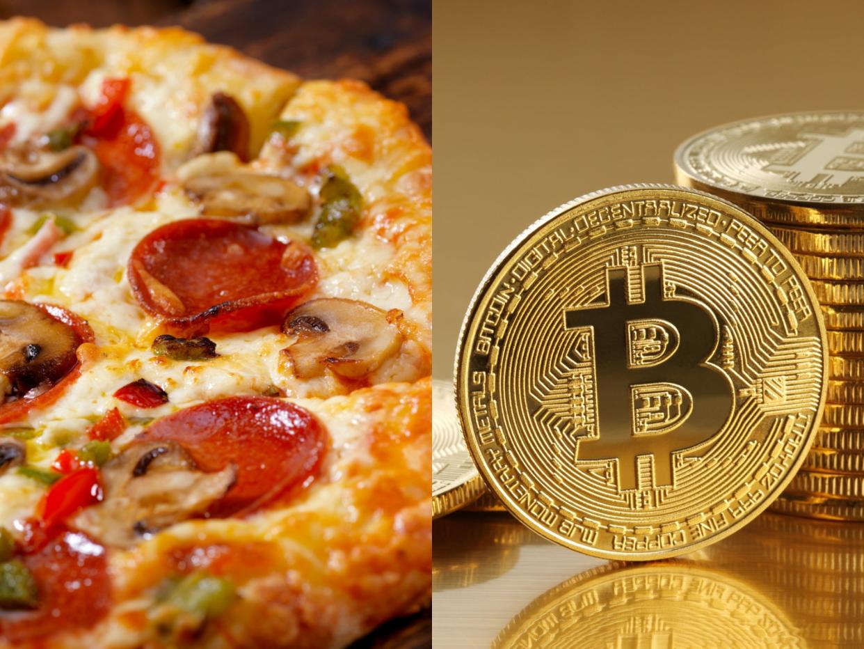 <p>Crypto developer spent $378m worth of fledgling Bitcoin on pizza lunch</p> (Getty/iStock)