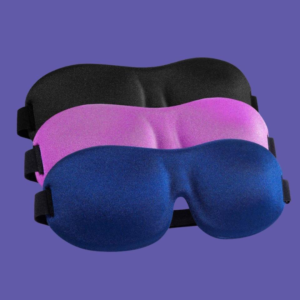 When it comes to sleep masks, Sula prefers these light-blocking goggles that have a contoured cup design that won't disrupt your lashes or eye makeup. They also feature an elastic adjustable band and claim to be suitable even for side sleepers.You can buy the set of three contoured sleep masks from Amazon for around $16. 