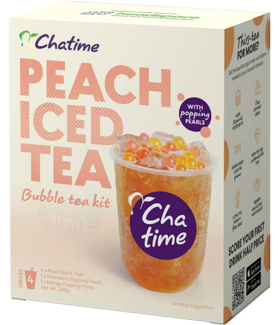 Chatime Peach Iced Tea from Woolworths