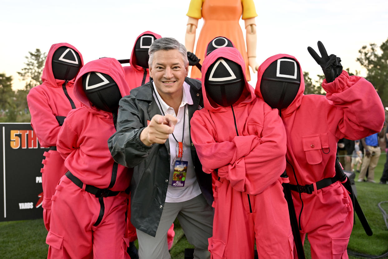 LAS VEGAS, NEVADA - NOVEMBER 14: Netflix CEO Ted Sarandos attends The Netflix Cup, a live Netflix Sports event, at Wynn Las Vegas Golf on November 14, 2023 in Las Vegas, Nevada. (Photo by David Becker/Getty Images for Netflix © 2023)