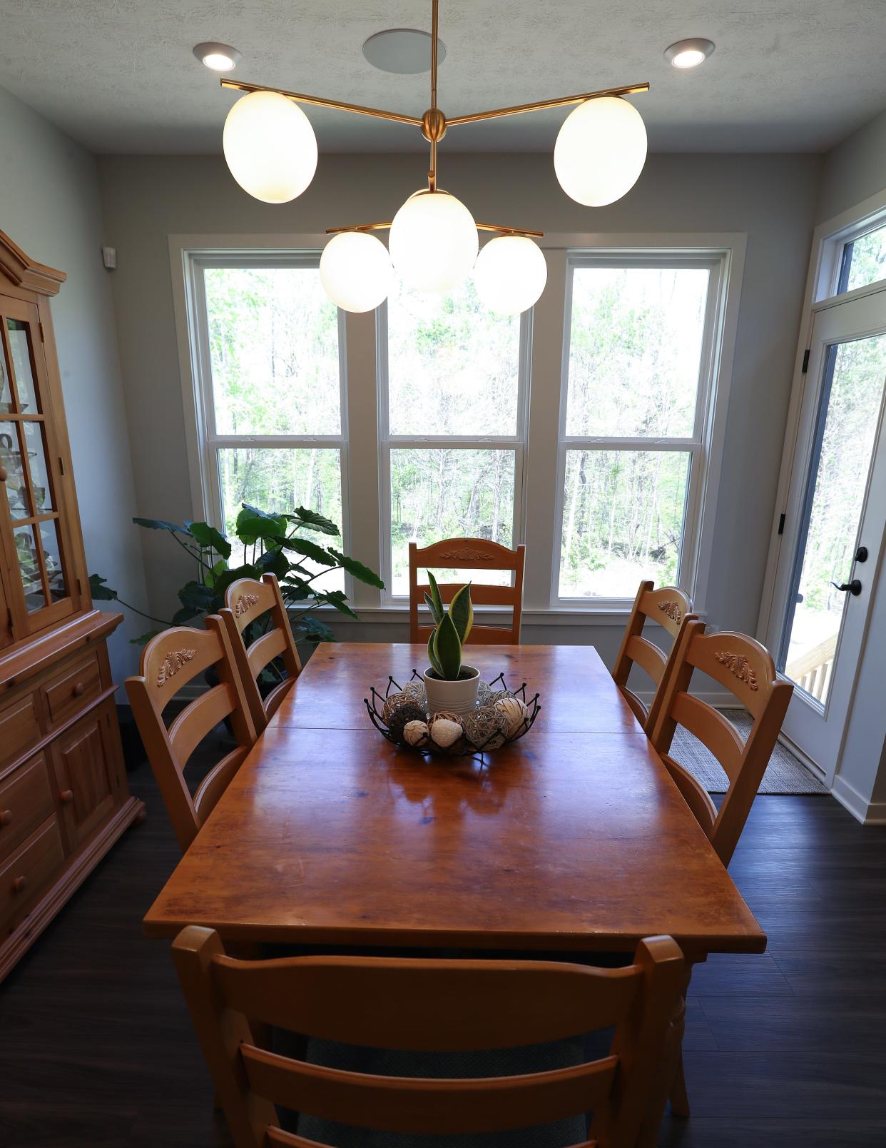 The dining room inside the home of Gloria and Alex Restrepo in Louisville, Ky. on Apr. 24, 2024.