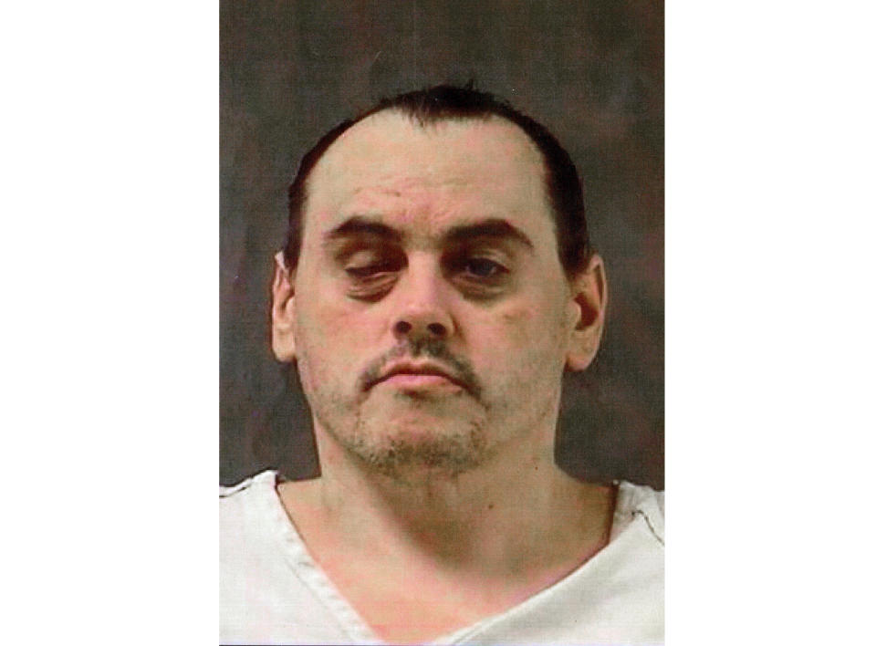 This undated booking photo provided by the Yellowstone County Sheriff's Office shows Zachary David O'Neill. O'Neill pleaded guilty in a Billings, Mont., courtroom on Tuesday, July 23, 2019 to the 1998 murder of an 18-year-old video store clerk in Laurel, Mont. (Yellowstone County Sheriff's Office via AP)