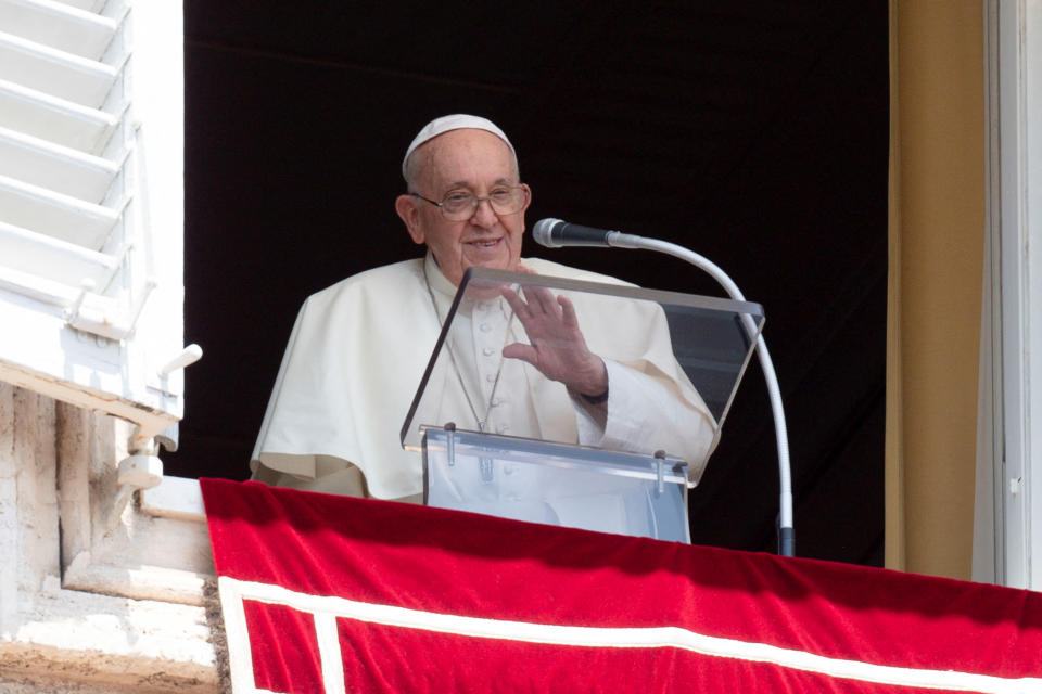 教宗方濟各（Pope Francis）將於8月2日赴葡萄牙參加「世界青年日」（World Youth Day）。資料照片： Vatican Media/ REUTERS   