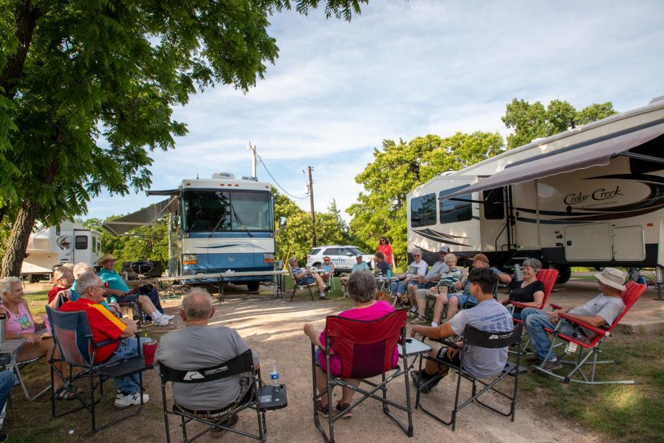 Boiling Springs State Park offers many lodging options, including RV campsites.
