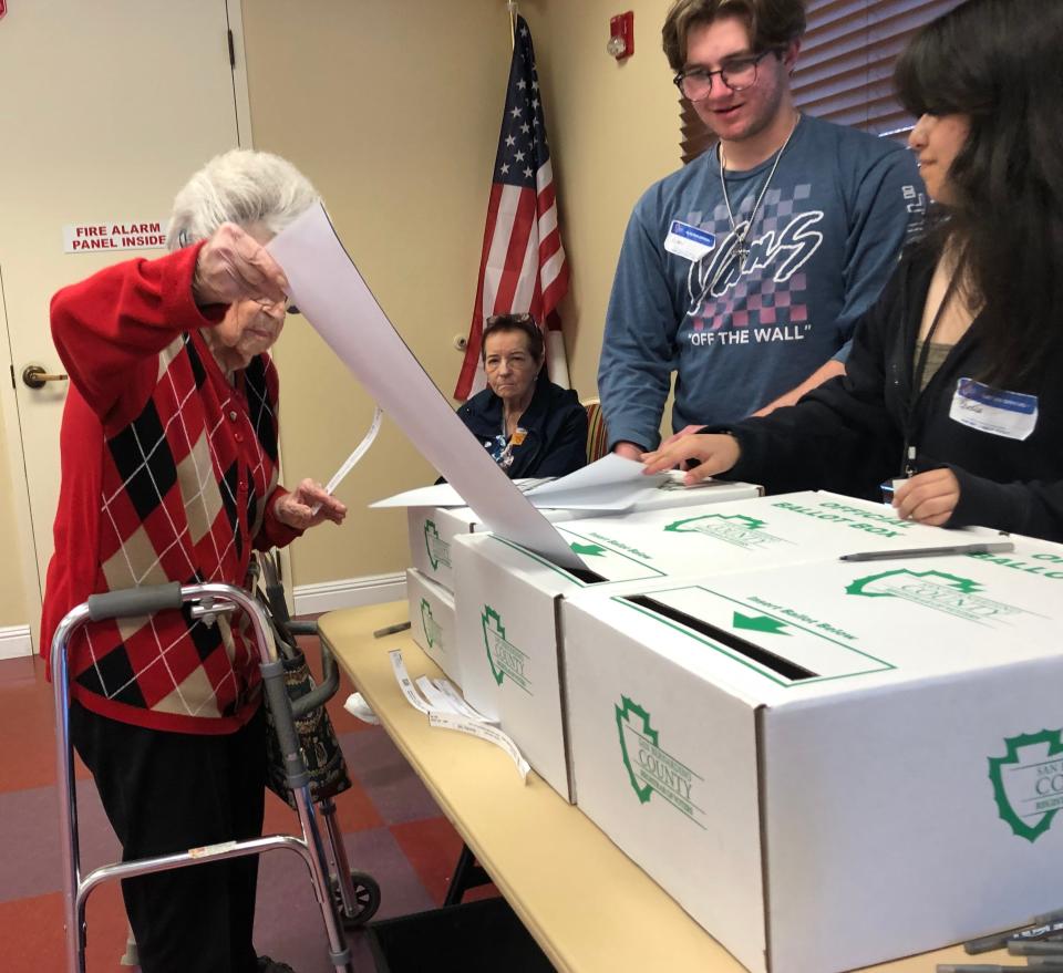 At 100 years old, June Edith Langer is a former Rosie the Riveter and retired teacher from Apple Valley, who has never missed an opportunity to vote.