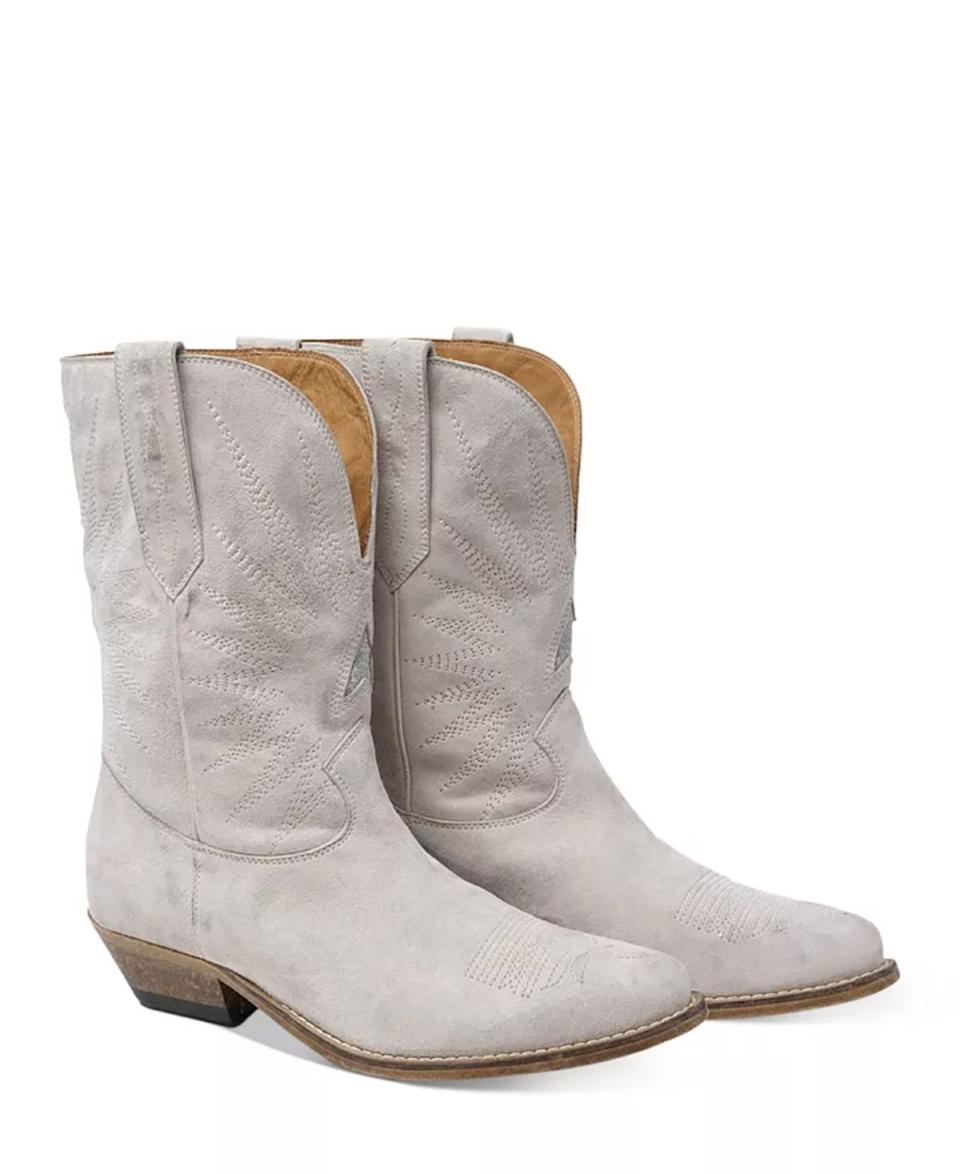 6) Golden Goose Deluxe Low Western Boots