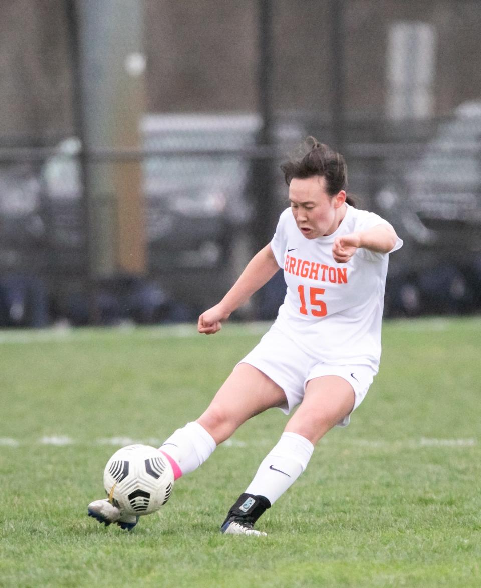 Brighton's Caitlyn McKenzie had five goals and one assist in 2022.