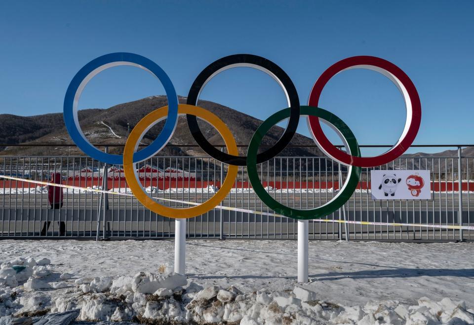 In Zhangjiakou finden die Ski- und Snowboard-Events  statt.  (Bild: 2021 Getty Images/Kevin Frayer)