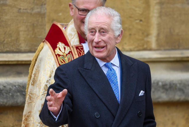 King Charles Greets Crowds at Easter Service in First Major Public