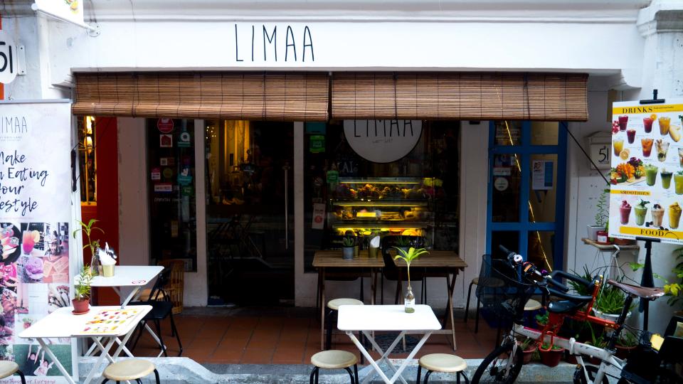 Limaa's storefront. (PHOTO: Zat Astha/Yahoo Lifestyle Singapore)