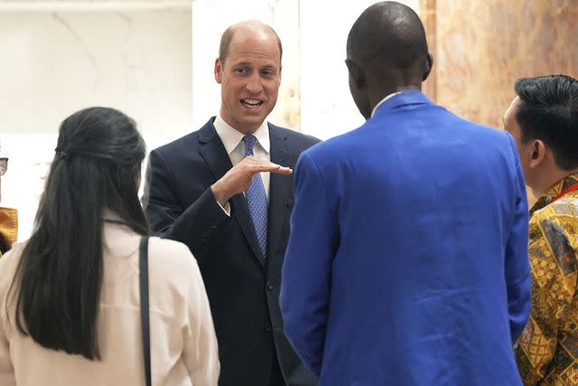 <p>Yui Mok/Pool via AP</p> Prince William attends an event to celebrate efforts to tackle antimicrobial resistance and build stronger health systems, food security and climate resilience at The Royal Society in London on May 16, 2024