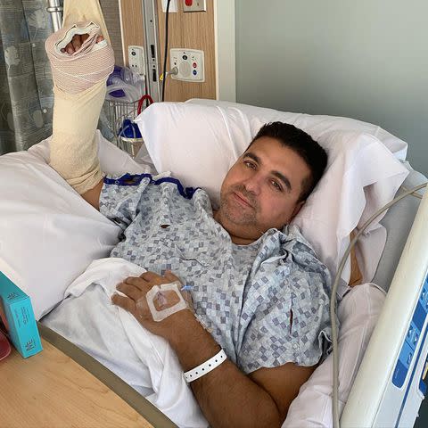 Buddy Valastro/Facebook Buddy Valastro after bowling accident