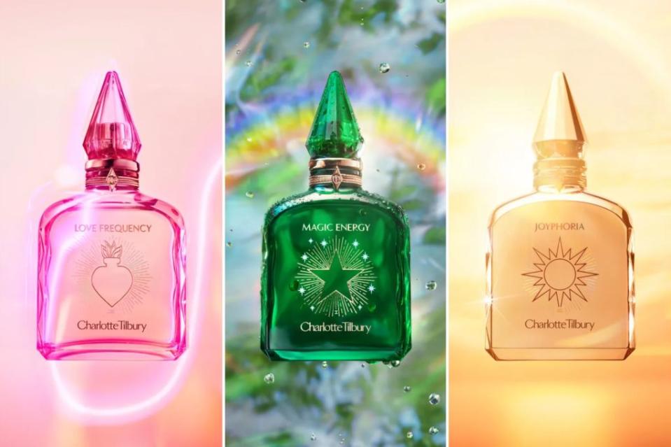 The result of Tilbury’s extensive olfactory research: six fragrances that promise to act as invisible mood enhancers. Images: Courtesy of Charlotte Tilbury