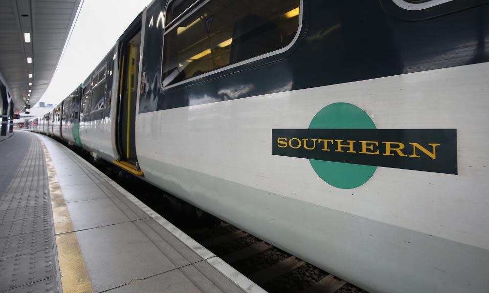 A Southern rail train.