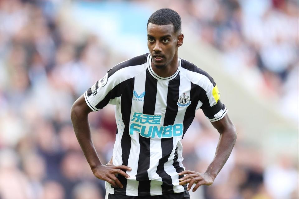 Alexander Isak will not be involved for Newcastle at Old Trafford  (Getty Images)