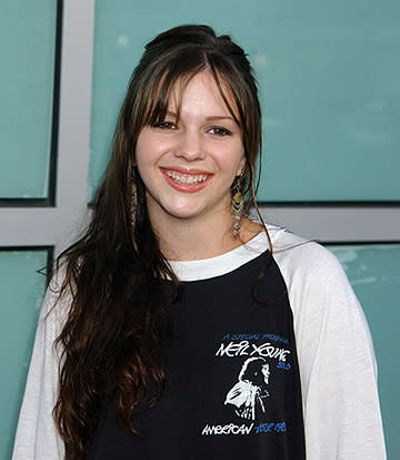 Amber Tamblyn at the LA premiere of New Line's Freddy vs. Jason