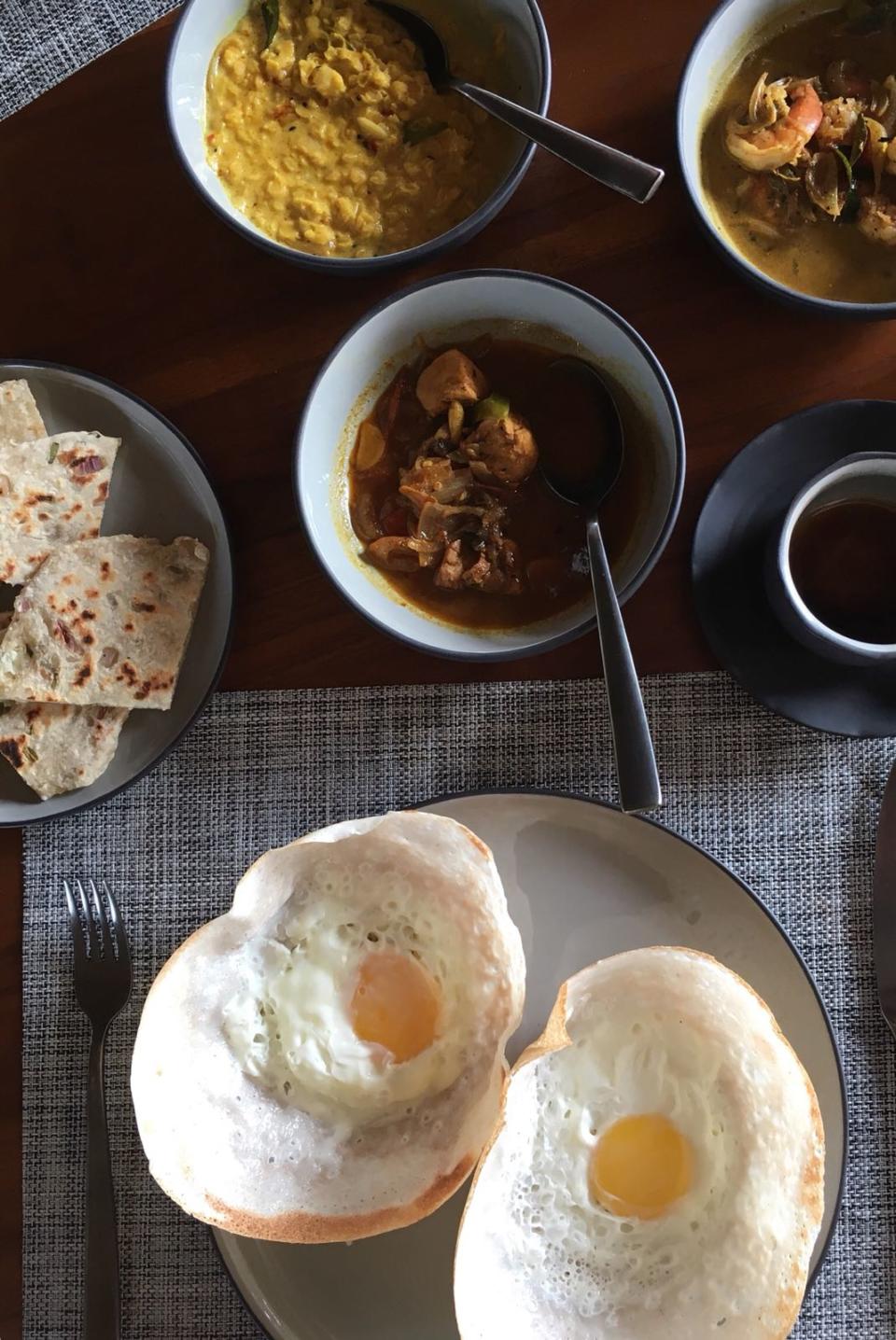 Make sure you try a traditional Sri Lankan delicacy during your stay: hoppers [Photo: Alison Coldridge]