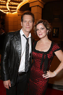 Kevin Bacon and Marcia Gay Harden at the Los Angeles premiere of Warner Bros. Pictures' Rails & Ties