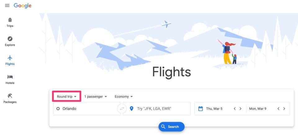 How to book a flight on Google Flights