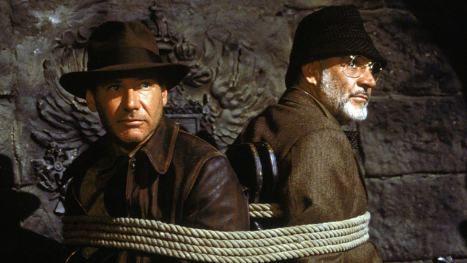 Harrison Ford and Sean Connery in 'Indiana Jones and the Last Crusade'