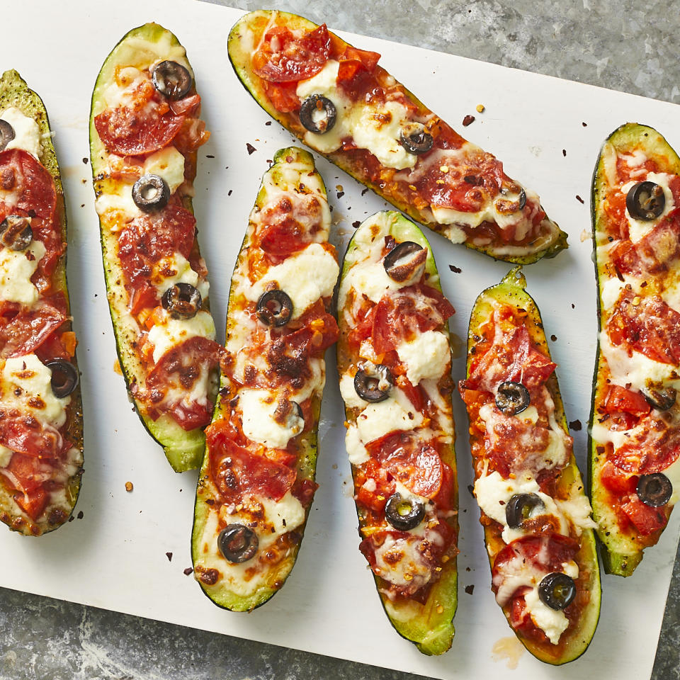 Zucchini Pizza Boats