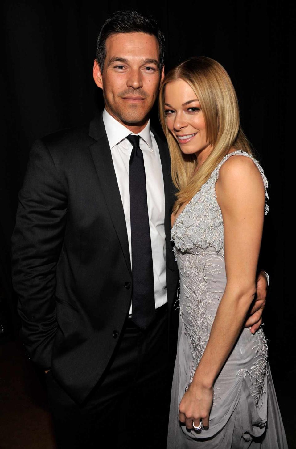 Eddie Cibrian and LeAnn Rimes attends 2011 MusiCares Person of the Year Tribute to Barbra Streisand at Los Angeles Convention Center on February 11, 2011 in Los Angeles, California.