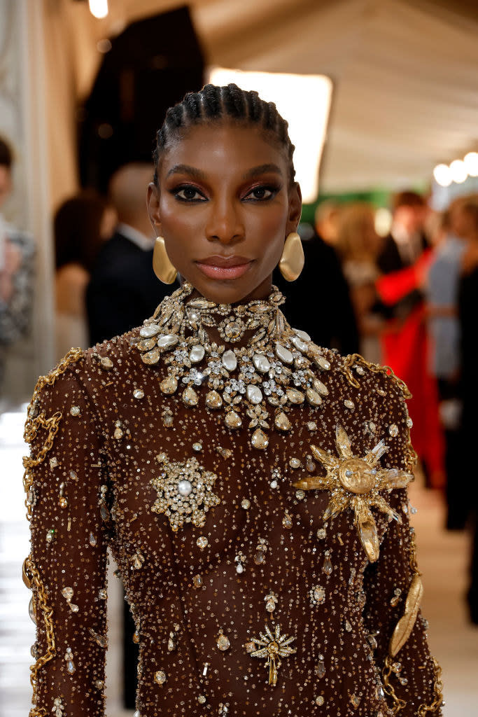 Closeup of Michaela Coel