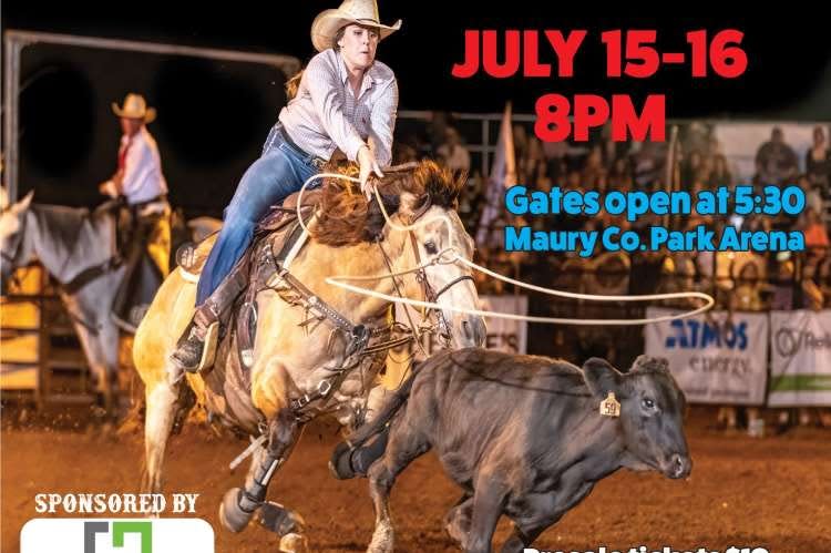 The Maury County Sheriff's Rodeo will take place starting at 5:30 p.m. Friday, and will run through Saturday.