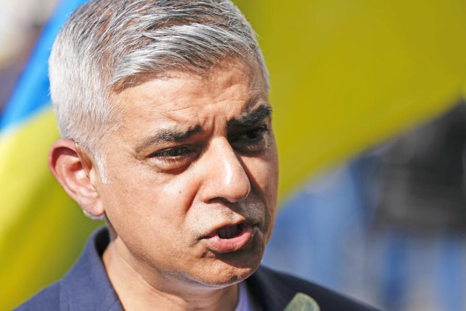 Mayor of London Sadiq Khan said the officers should face disciplinary proceedings as soon as possible (Aaron Chown/PA) (PA Wire)