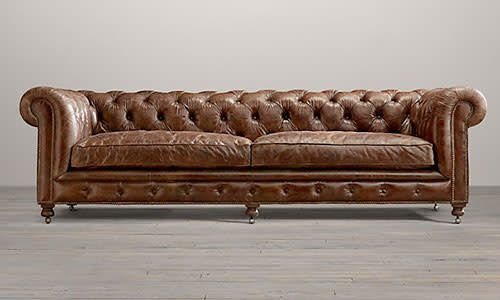 Kensington Leather Sofas, $2375