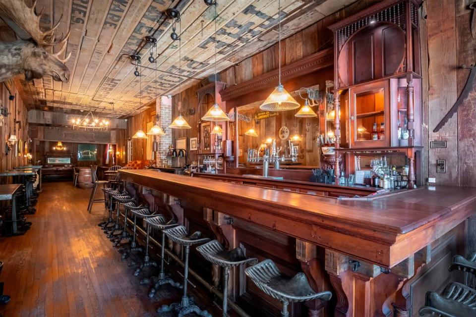 The gorgeous bar at the Los Alamos venue.