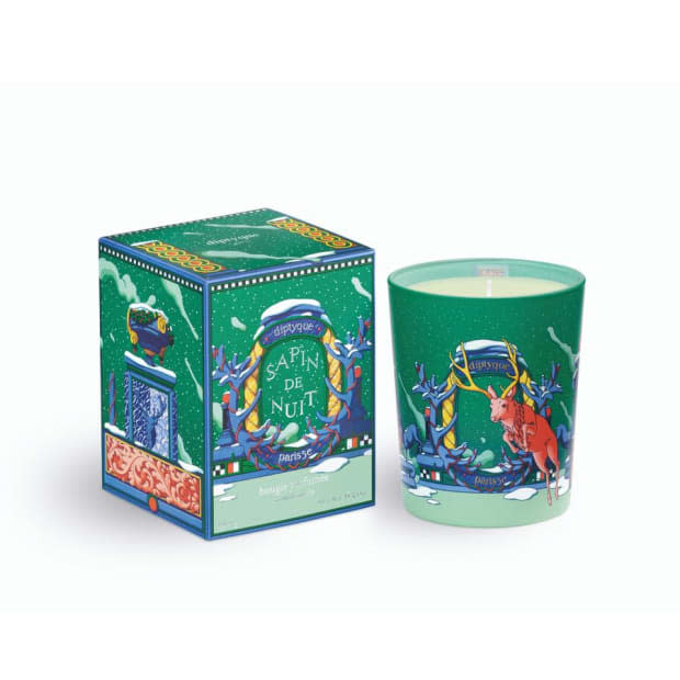 <p>A woody, aromatic candle that will make your home smell like a fir tree forest!</p><p><strong><a href="https://www.amazon.com/Diptyque-Moonlit-Scented-Holiday-Candle/dp/B08PCTQV11?crid=2971NG3XZ4YE5&keywords=Diptyque+Moonlit+Fir+Small+Candle&qid=1670277872&sprefix=diptyque+moonlit+fir+small+candle%2Caps%2C138&sr=8-3&linkCode=ll1&tag=parade03-20&linkId=d4e529d81e2015c4242280443d77e259&language=en_US&ref_=as_li_ss_tl" rel="nofollow noopener" target="_blank" data-ylk="slk:Diptyque Moonlit Fir Small Candle, $72.68 on Amazon;elm:context_link;itc:0;sec:content-canvas" class="link ">Diptyque Moonlit Fir Small Candle, $72.68 on Amazon</a></strong></p><p>Amazon</p>