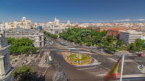 <p>El Paisaje de la Luz de Madrid incluye el Paseo del Prado de la plaza de Cibeles (en la imagen) hasta la del Emperador Carlos V. (Foto: Getty Images).</p> 