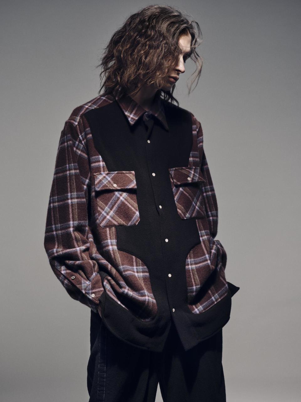 A unisex shirt from God's True Cashmere and Wildside Yohyi Yamamoto collaboration.