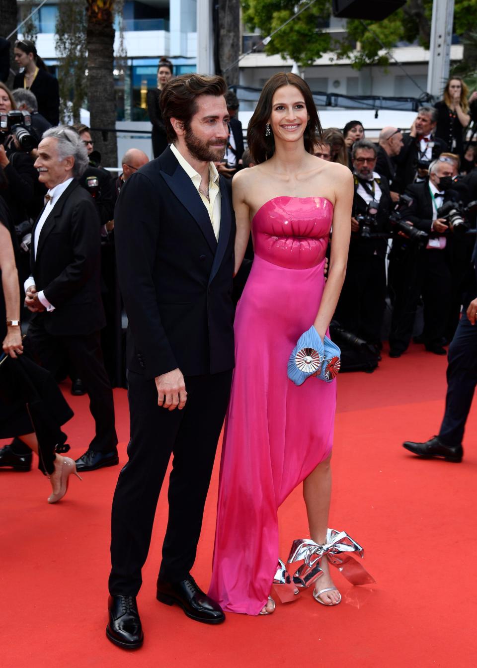 Jake Gyllenhaal and Jeanne Cadieu attend the 75th Anniversary celebration screening of "The Innocent (L'Innocent)"