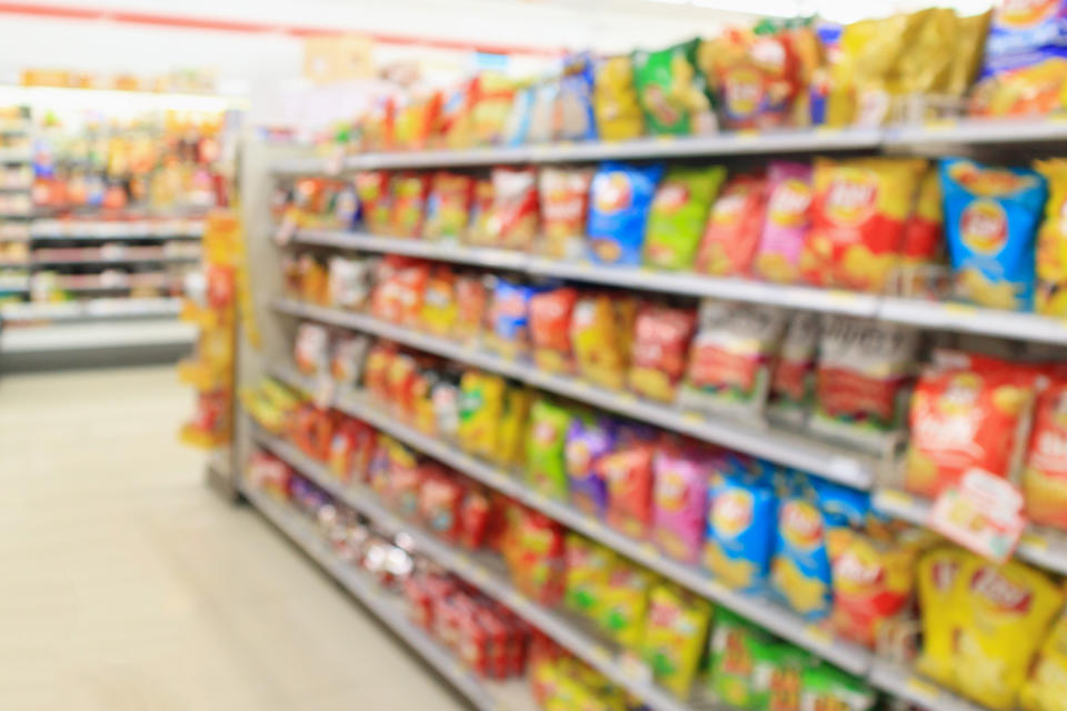 Supermarket convenience store shelves. Photo: Getty Images