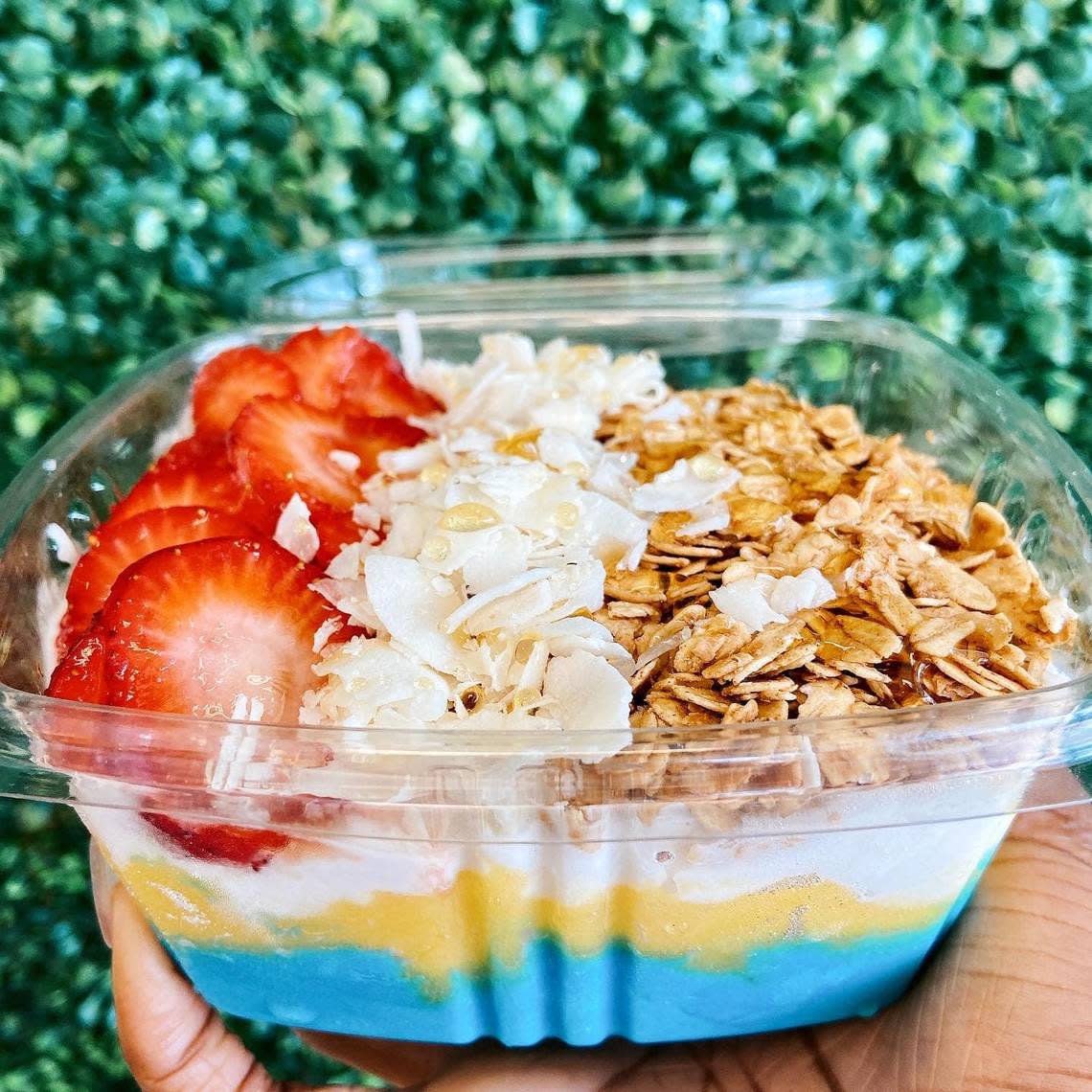 The Blue Lagoon at Essential Bowls at 115 Margie Drive, Suite A, in Warner Robins.
