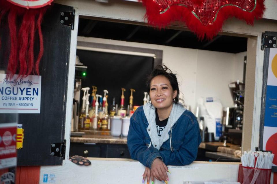 Jackie Nguyen, a first-generation Vietnamese American, launched her Vietnamese mobile coffee shop Cafe Cà Phê last fall. Nguyen wants to create more visibility to the AAPI community in Kansas City by teaching about the Asian narrative, Vietnamese culture and the Asian American experience through her business.