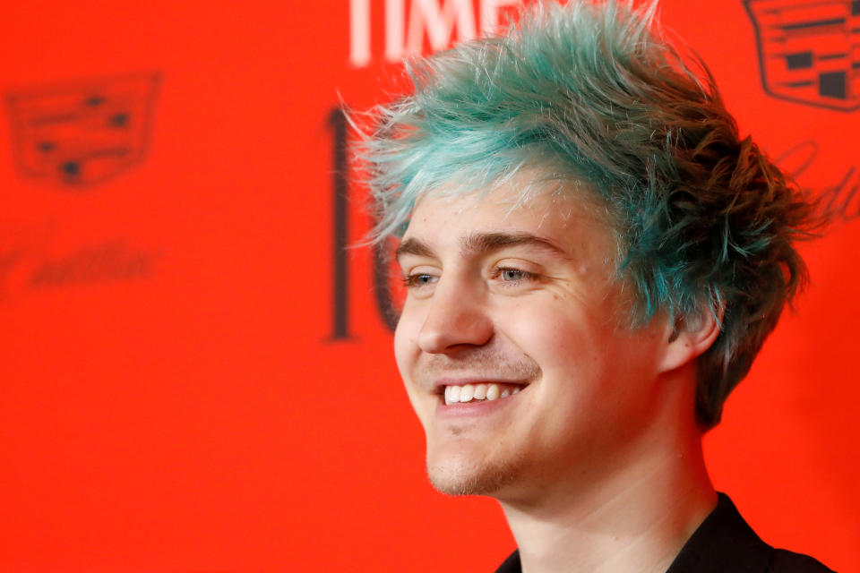 Professional gamer Richard Tyler Blevins aka Ninja arrives for the Time 100 Gala celebrating Time magazine's 100 most influential people in the world in New York, U.S., April 23, 2019. Picture taken April 23, 2019. REUTERS/Andrew Kelly