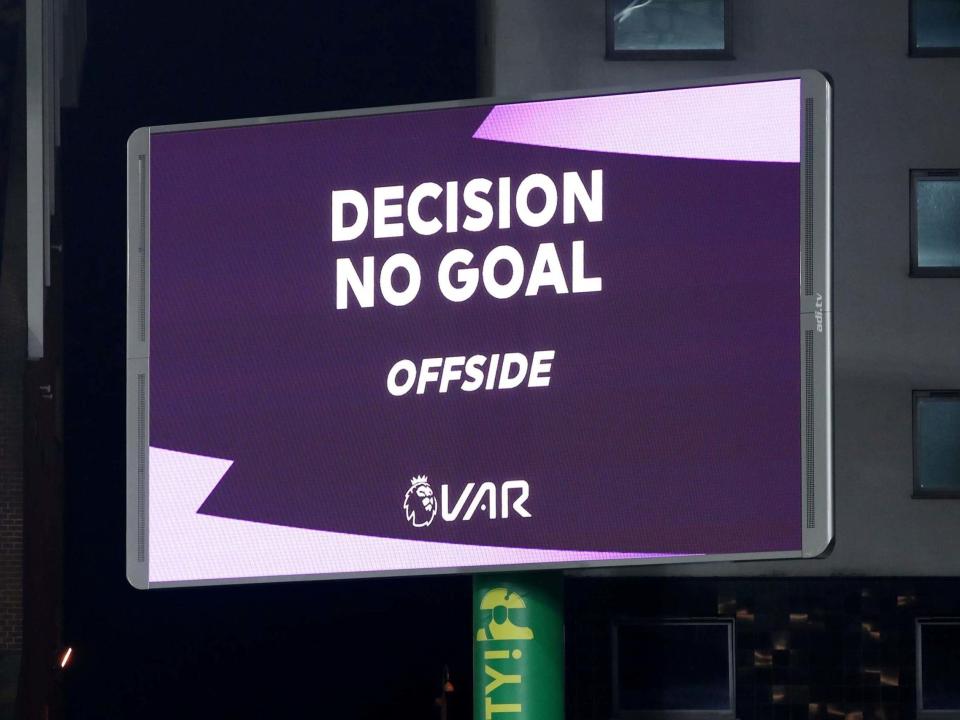 The Premier League should not be using VAR for marginal offside decisions, says the sport's law-makers: Reuters