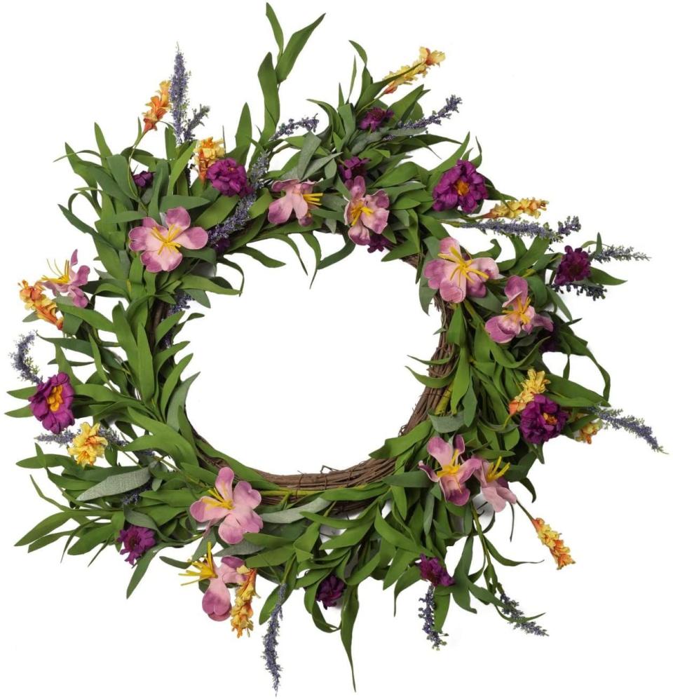 Wildflower and Berry Wreath