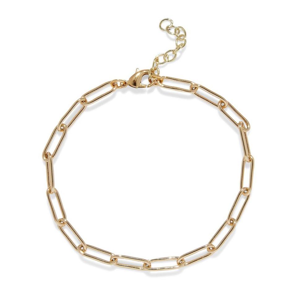 33) Gold-Tone Bracelet