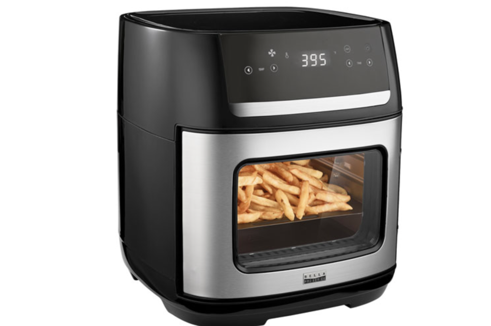 Bella Pro Manual Air Fryer Pizza Oven with Rotisserie - 12L - Stainless Steel - Only at Best Buy
