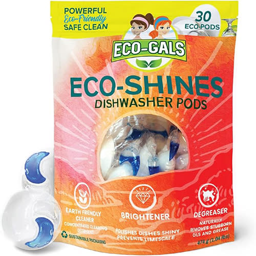 eco-Gals Eco-Shines Dishwasher Detergent Pods